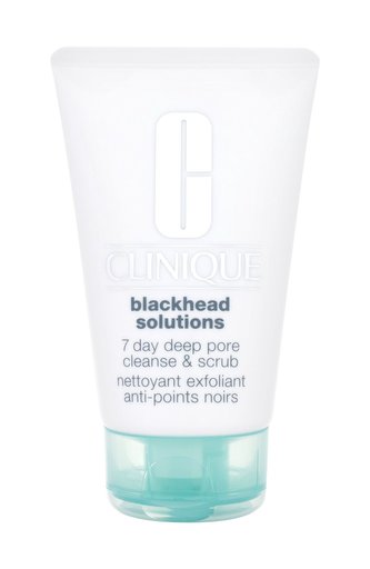 Clinique Pleťový peeling proti černým tečkám Blackhead Solutions 3 in 1 (Deep Pore Cleanser & Scrub) 125 ml woman