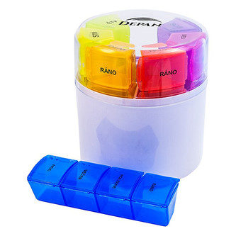 Depan Dávkovač léků týdenní - CUBE