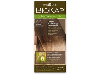 Biokap NUTRICOLOR DELICATO - Barva na vlasy - 0.0  Zesvětlovač 140 ml