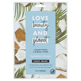 Love Beauty and Planet Textilní hydratační pleťová maska s kokosovou vodou a květy mimózy (Hydration Infusion Sheet Mask) 1 ks woman