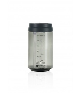 LES ARTISTES Cestovní láhev 330 ml Transparent Dark Grey