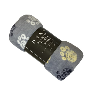 Deka 150 x 200 cm, mikroflanel 220 GSM, tlapky