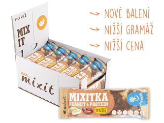 Mixit Mixitka bez lepku - Arašídy + Protein 20 ks