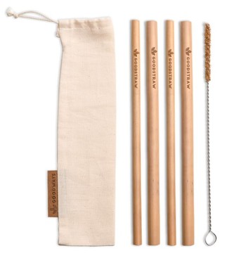 GoodWays GoodStraw bambusová brčka 4 ks