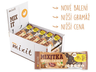 Mixit Mixitka bez lepku - Káva + Kešu 20 ks