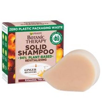Garnier Revitalizační tuhý šampon pro slabé vlasy Botanic Therapy (Ginger Recovery Solid Shampoo) 60 g woman