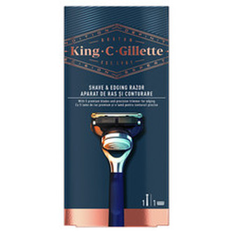 Gillette Holicí strojek King (Shave & Edging Razor) + 1 náhradní hlavice man
