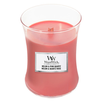WoodWick Vonná svíčka váza střední Melon & Pink Quartz 275 g unisex
