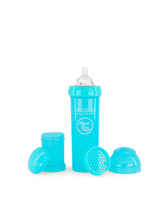 TWISTSHAKE Kojenecká láhev Anti-Colic 330 ml pastelově modrá