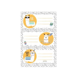 Herlitz - Etikety na sešit