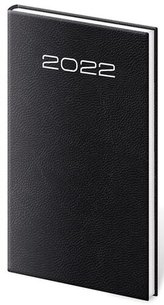 Diář 2022 Old Karachi - černý, týdenní kapesní