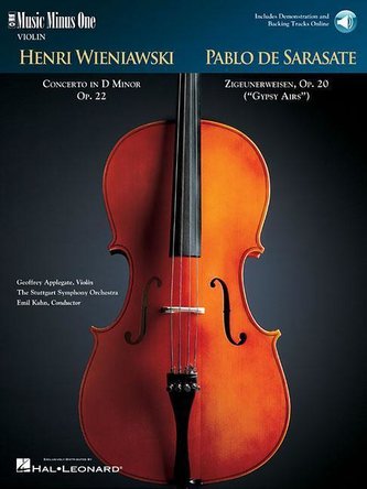 Wieniawski - Violin Concerto No. 2 in D Major, Op. 22 & Sarasate - Zigeunerweisen, Op. 20: Music Minus One Violin [With CD (Audi