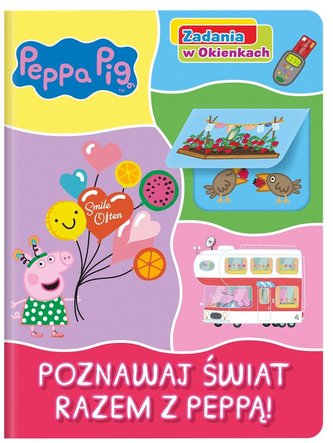 Peppa Pig. Zadania w Okienkach. Poznawaj świat razem z Peppą!