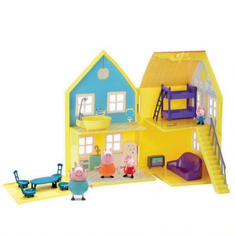 PEPPA PIG - domeček de Lux + 4 figurky a příslušenství