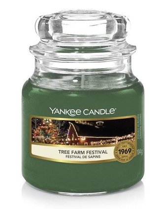 YANKEE CANDLE Tree Farm Festival svíčka 104g
