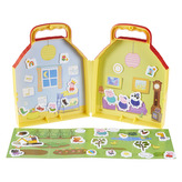 Domeček a figurky Prasátko Peppa - pěnové samolepky