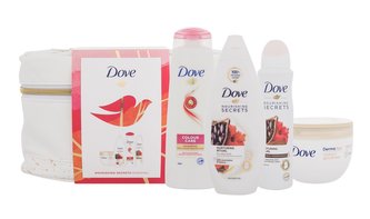 Dove Nourishing Secrets sprchový gel Nourishing Secrets Nurturing Ritual 250 ml + šampon Colour Care 250 ml + antiperspirant Nourishing Secrets Nurturing Ritual 150 ml + tělový krém DermaSpa Goodness 300 ml + kosmetická taštička Dove Nourishing Secrets sprchový gel Nourishing Secrets Nurturing Ritual 250 ml + šampon Colour Care 250 ml + antiperspirant Nourishing Secrets Nurturing Ritual 150 ml + tělový krém DermaSpa Goodness 300 ml + kosmetická taštička