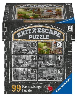 Ravensburger Puzzle Exit - Obývací pokoj 99 dílků