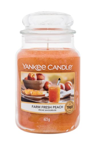 YANKEE CANDLE Farm Fresh Peach svíčka 623g