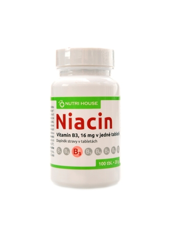 Nutrihouse - Vitamin B3 Niacin 100 tablet Nutrihouse - Vitamin B3 Niacin 100 tablet