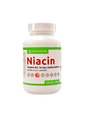 Nutrihouse - Vitamin B3 Niacin 500 tablet