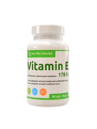 Nutrihouse - Vitamín E 90 kapslí