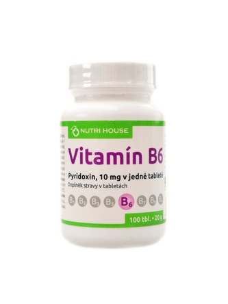 Nutrihouse - Vitamín B6 Pyridoxin 100 tablet