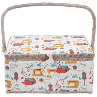 Kazeta na šití s dekorem 30x23 cm