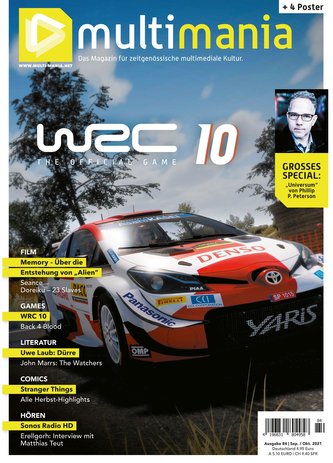 multimania - Das Magazin für zeitgenössische multimediale Kultur. Ausgabe #84 (September/Oktober 2021)