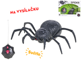 R/C pavouk 13cm 27MHz pohyblivé nohy se světlem v krabičce