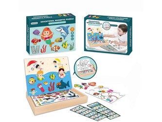 Puzzle magnetické - mořský svět, 30 cm