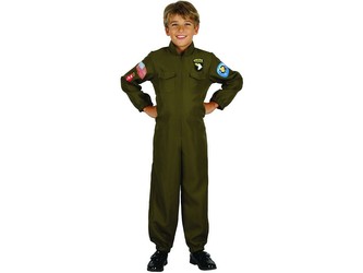 Šaty na karneval - pilot, 120-130 cm