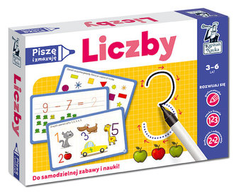 Piszę i zmazuję Liczby Kapitan Nauka