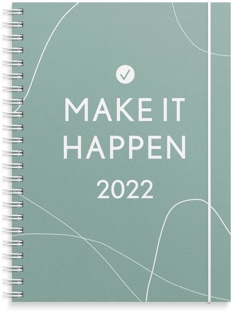 Make It Happen Grün Kalender 2022
