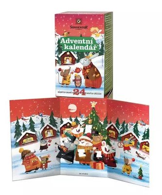 Sonnentor Adventní kalendář čajů BIO 24 ks