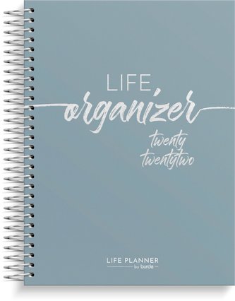 Life Organizer Blau Kalender 2022