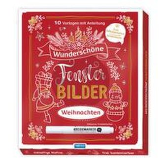 Trötsch Wunderschöne Fensterbilder mit Kreidemarker Weihnachten.