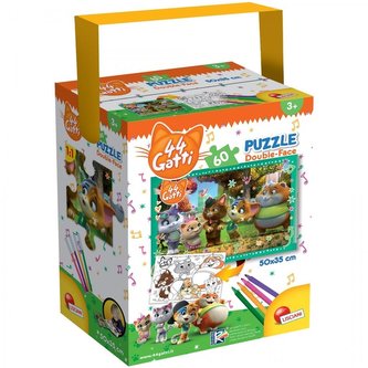 Puzzle z rączką 24 44 Koty 4