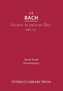 Gloria in Excelsis Deo, BWV 191: Vocal score