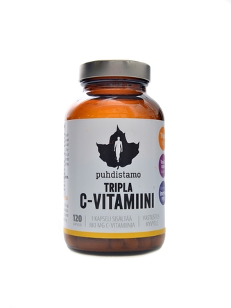 Puhdistamo - Triple Vitamin C 120 kapslí