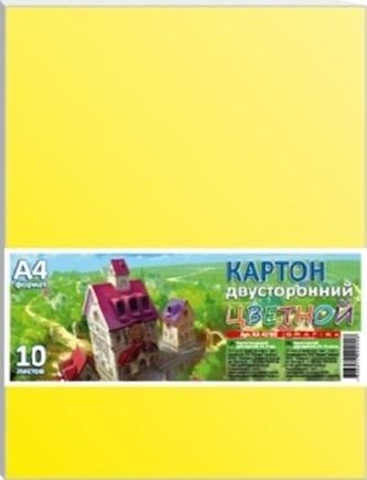 Karton kolorowy dwustronny A4/10K 200g/m2 FRESH