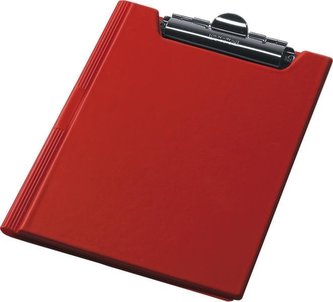 Psací podložka zavírací, A4, PANTAPLAST, červená