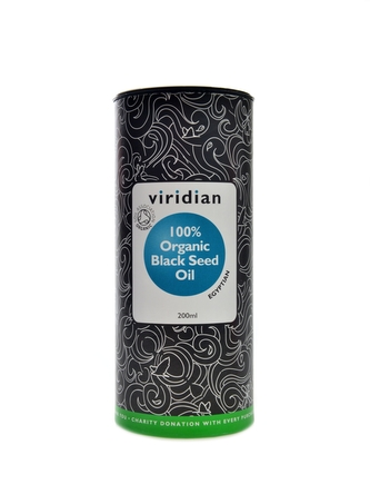 Viridian - Black Seed Oil 200ml Organic