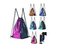 Worek szkolny plecak WR1025 Cekiny mix MESIO