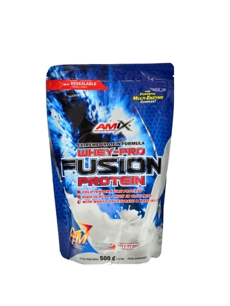 Amix - Whey Pro Fusion protein 500 g - čokoláda-arašídy-karamel