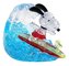 Crystal puzzle Snoopy Surfer