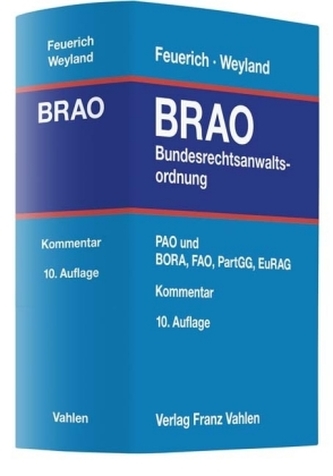 Bundesrechtsanwaltsordnung