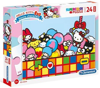 Puzzle 24 Maxi Super Kolor Hello Kitty