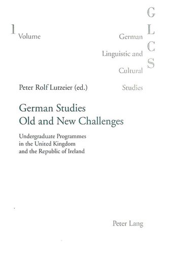 German Studies: Old and New Challenges
