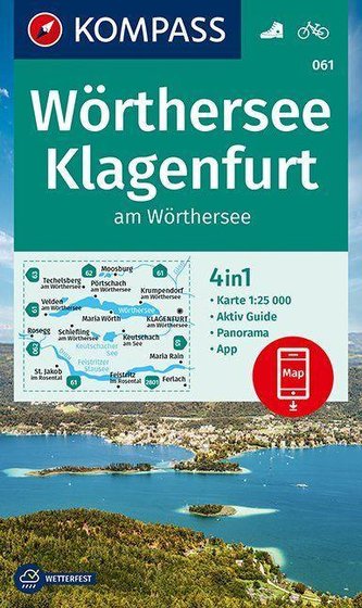 KV WK 061 Wörthersee, Klagenfurt 25T 1:25 000